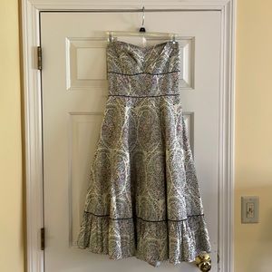 Strapless/halter dress anthropology size 2-4